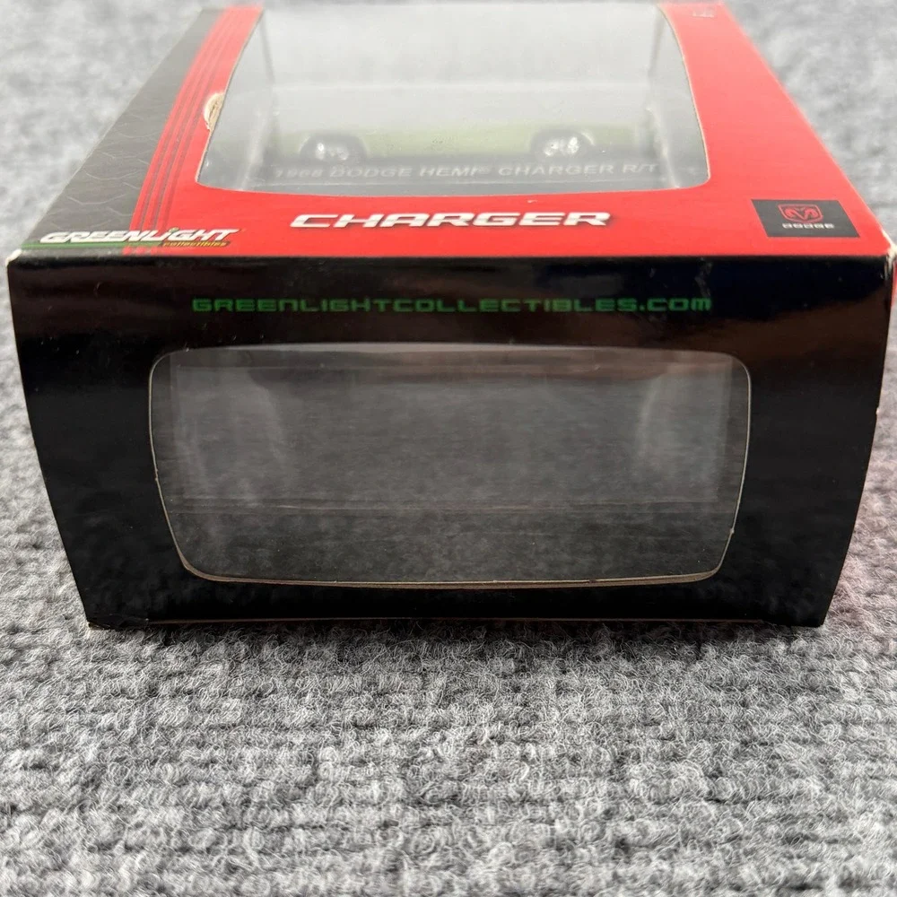 Greenlight Dodge Charger Diecast 1:64 Green/Silver 1968 R/T 2008 SRT8 2-Pack New